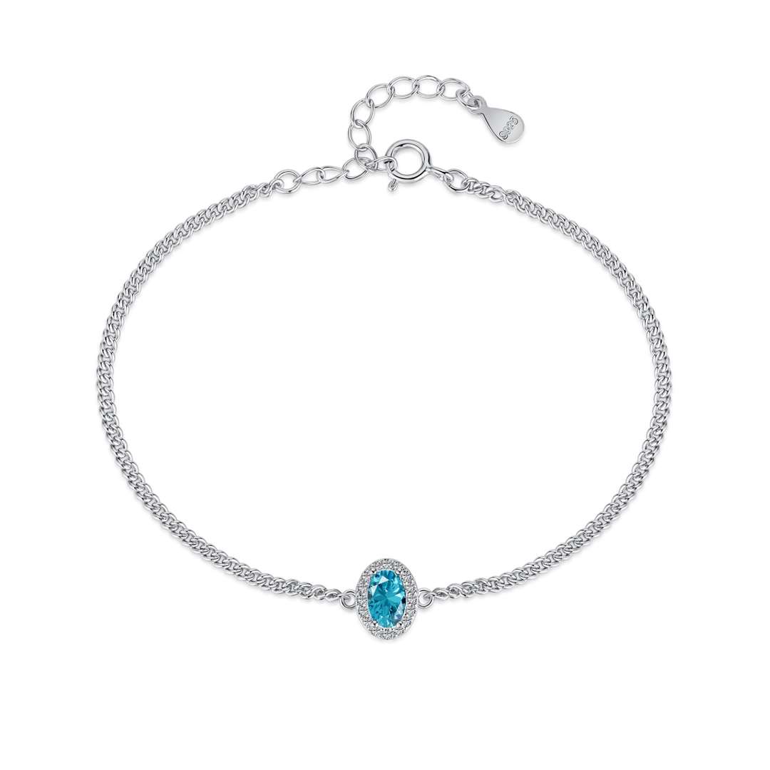 [Glimmer Jewelry]楕円形ブレスレット