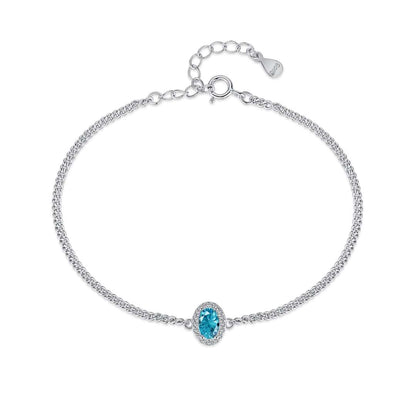 [Glimmer Jewelry]楕円形ブレスレット