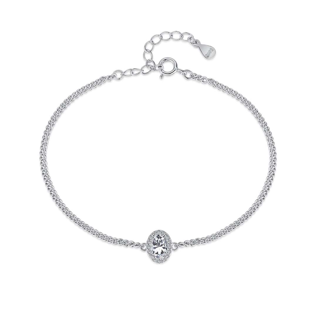 [Glimmer Jewelry]楕円形ブレスレット