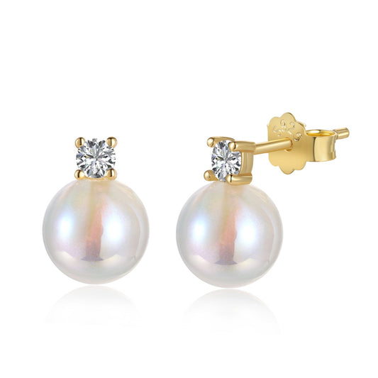 [Glimmer Jewelry]Symphony Mermaid Pearl Earrings