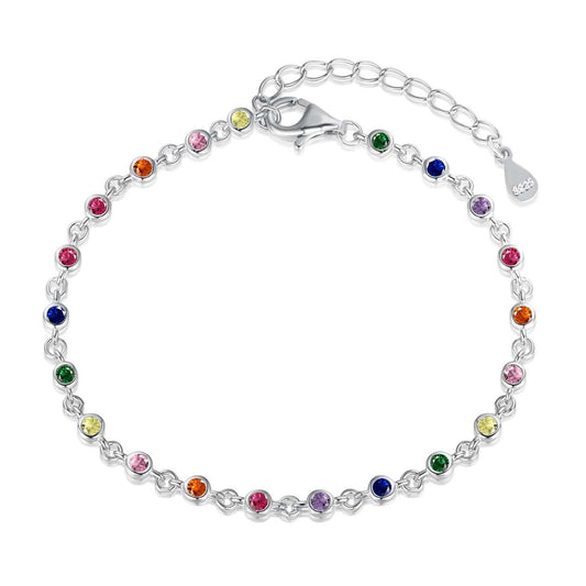 [Glimmer Jewelry]Colorful Bead Array Bracelet