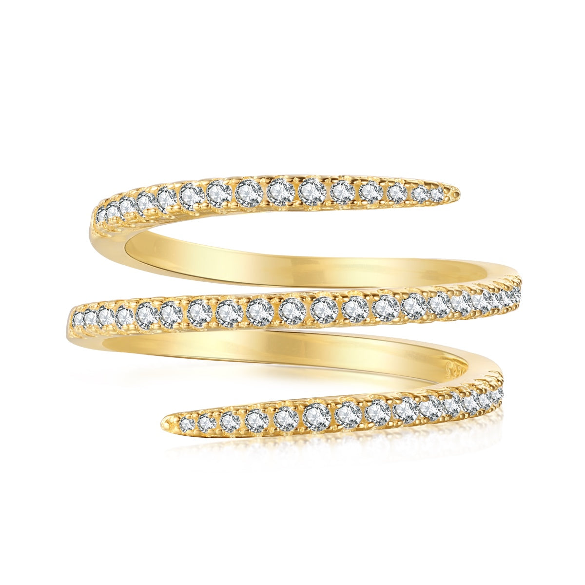 [Glimmer Jewelry]Unique Vibrant Entangle Daily Ring