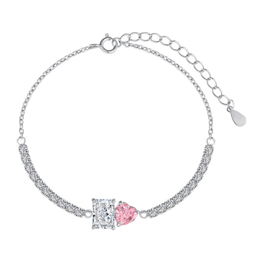 [Glimmer Jewelry]Dazzling Unique Multi Shape Lover Bracelet