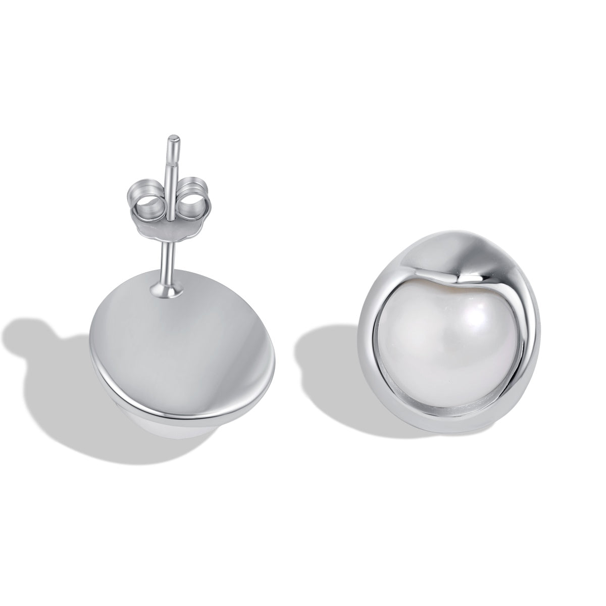 [Glimmer Jewelry]Dainty Bread Pearl Earrings