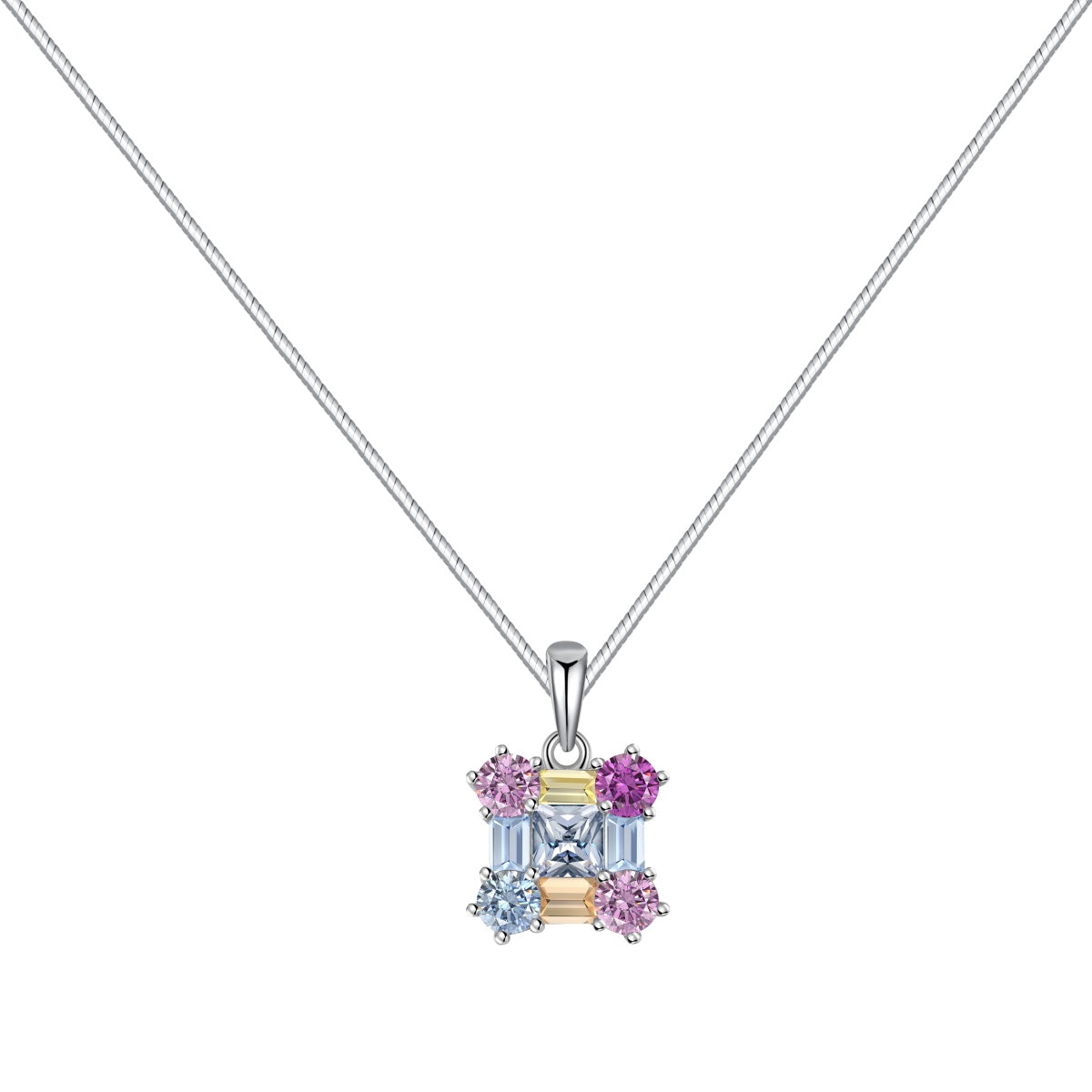 [Glimmer Jewelry]Gorgeous Multi Colorful Necklace