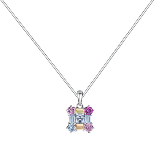 [Glimmer Jewelry]Gorgeous Multi Colorful Necklace
