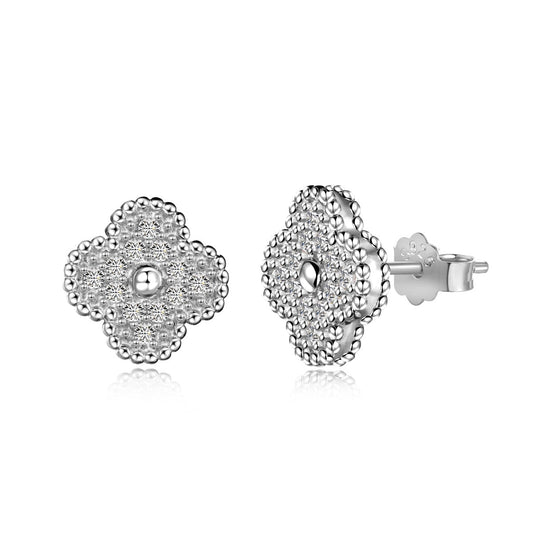 [Glimmer Jewelry]Four Leaf Clover Fashion Earrings