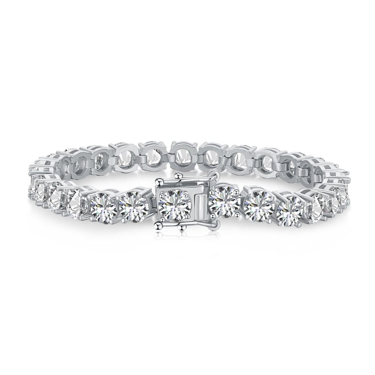 [Glimmer Jewelry]0.75 Carat Dazzling Round Cut Wedding Bracelet