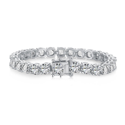 [Glimmer Jewelry]0.75 Carat Dazzling Round Cut Wedding Bracelet