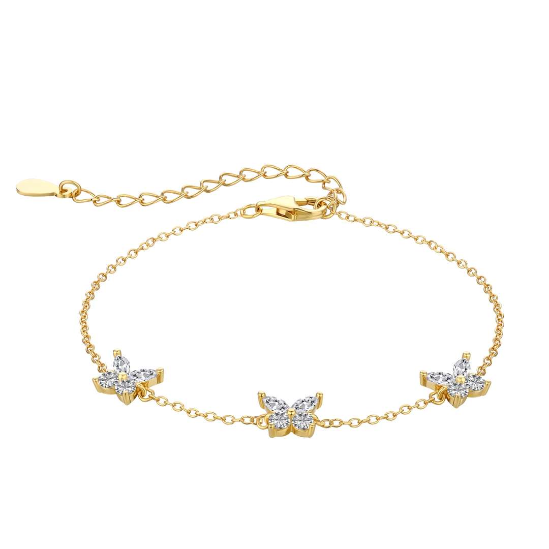 [Glimmer Jewelry]Radiant Butterfly Shape Necklace