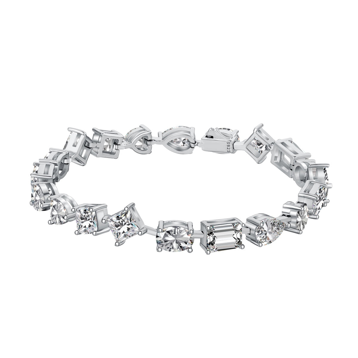 [Glimmer Jewelry]ユニークで繊細なマルチカットデイリーブレスレット