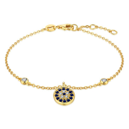 [Glimmer Jewelry]Devil's Eye Round Shape Bracelet