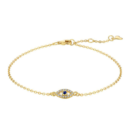 [Glimmer Jewelry]Evil Eye Shape Necklace