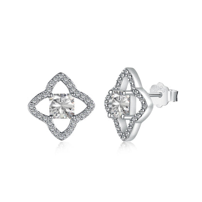[Glimmer Jewelry]Elegant Star Shape Princess Cut Daily Earrings