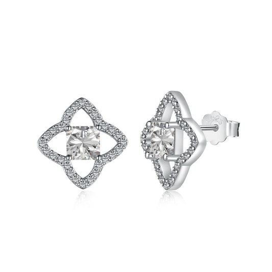 [Glimmer Jewelry]Elegant Star Shape Princess Cut Daily Earrings