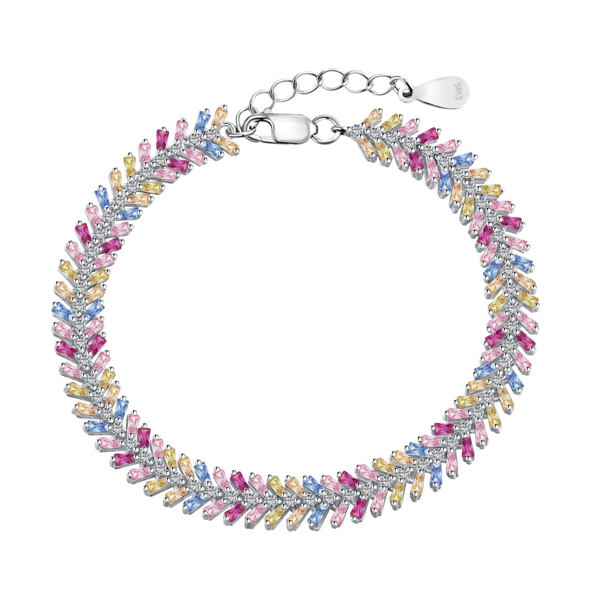[Glimmer Jewelry]Dainty Radiant Emerald Cut Daily Bracelet