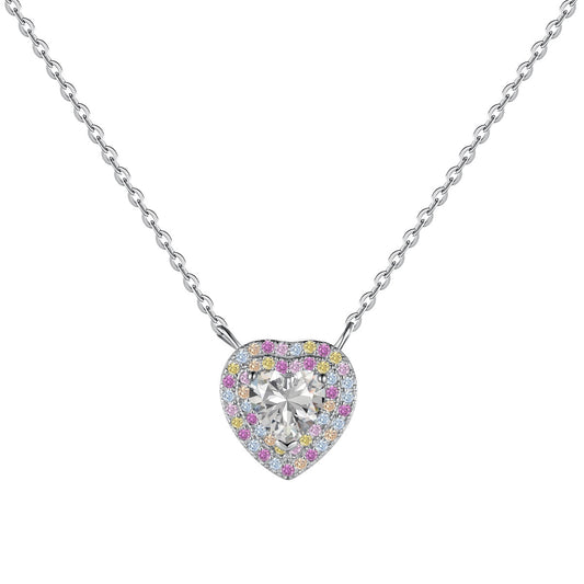 [Glimmer Jewelry]Exquisite Heart Shape Necklace