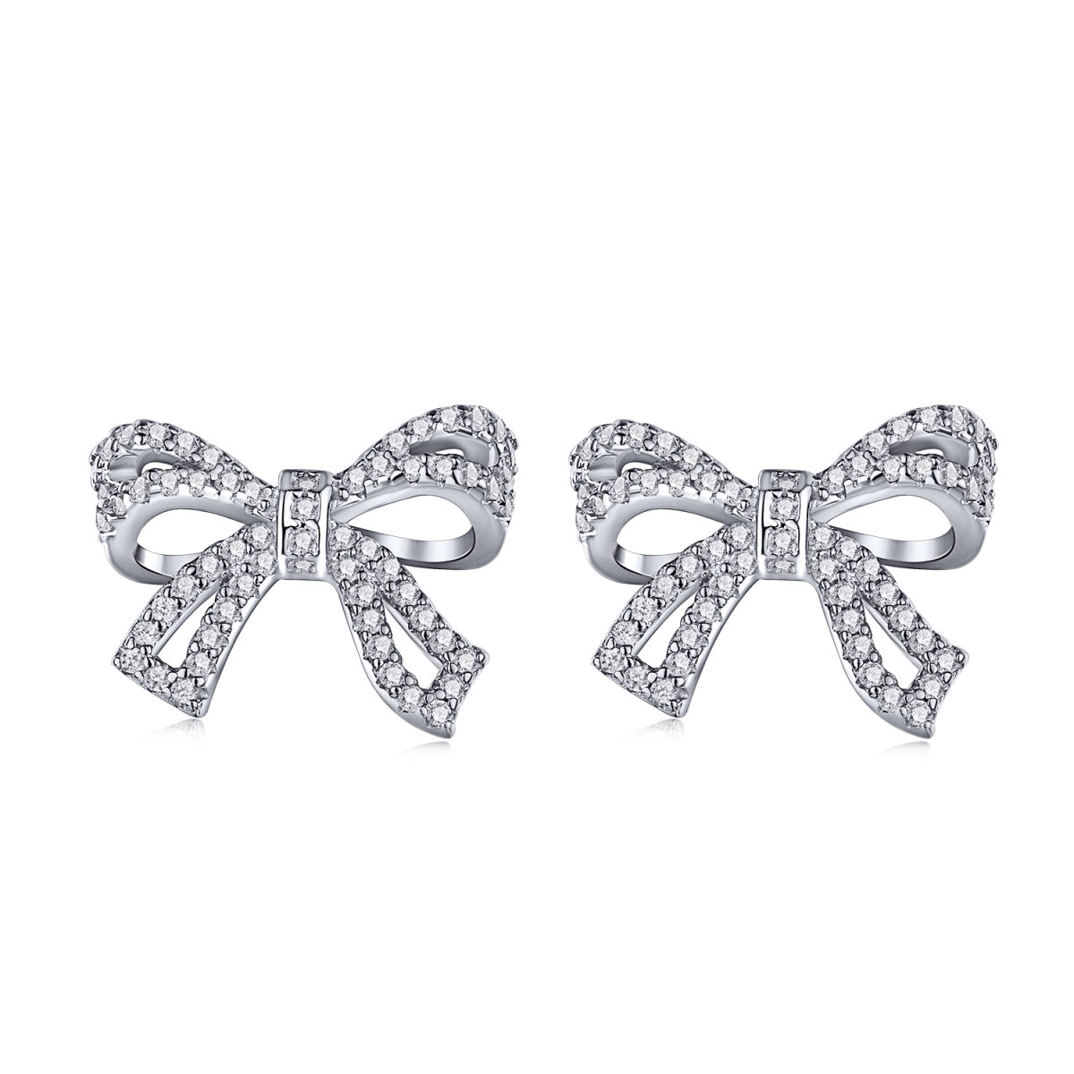 [Glimmer Jewelry]可憐なリボン型ピアス