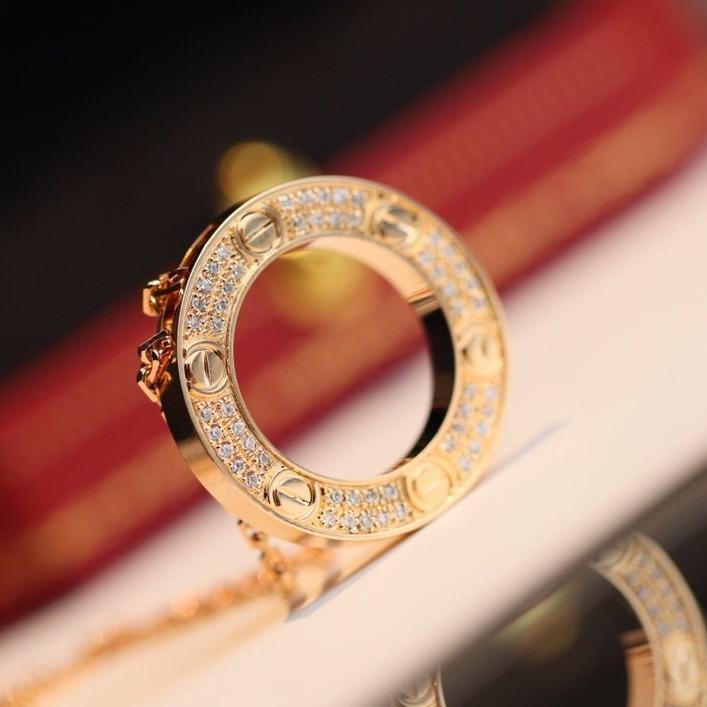 [Glimmer]LOVE NECKLACE ADJUSTABLE Glimmer GOLD