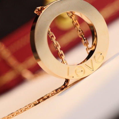 [Glimmer]LOVE NECKLACE ADJUSTABLE Glimmer GOLD