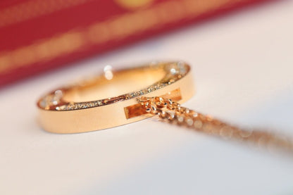 [Glimmer]LOVE NECKLACE ADJUSTABLE Glimmer GOLD