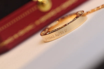 [Glimmer]LOVE NECKLACE ADJUSTABLE Glimmer GOLD