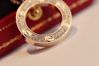 [Glimmer]LOVE NECKLACE ADJUSTABLE Glimmer GOLD