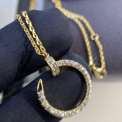 [Glimmer]JUSTE NECKLACE GOLD DIAMONDS