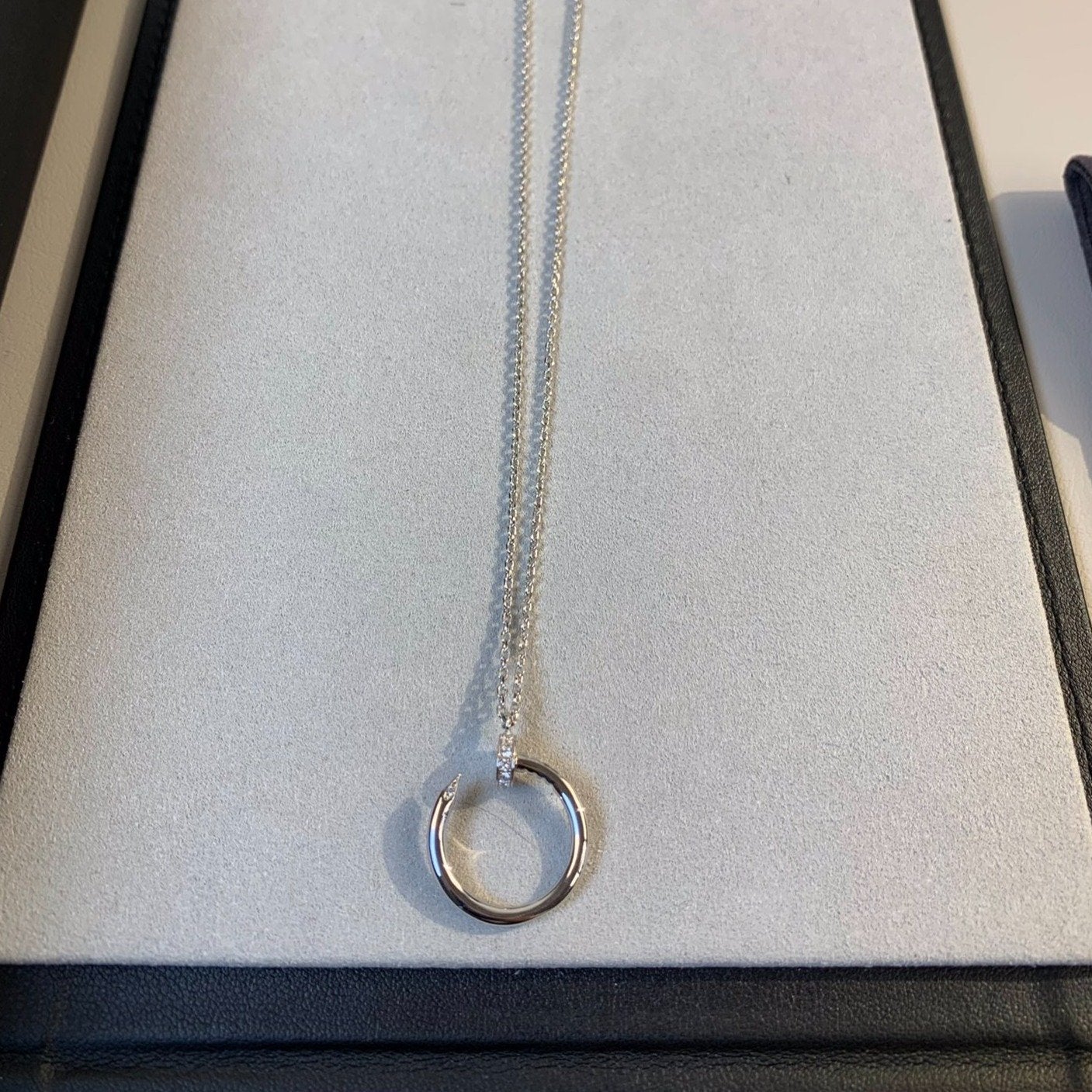 [Glimmer]JUSTE NECKLACE SILVER