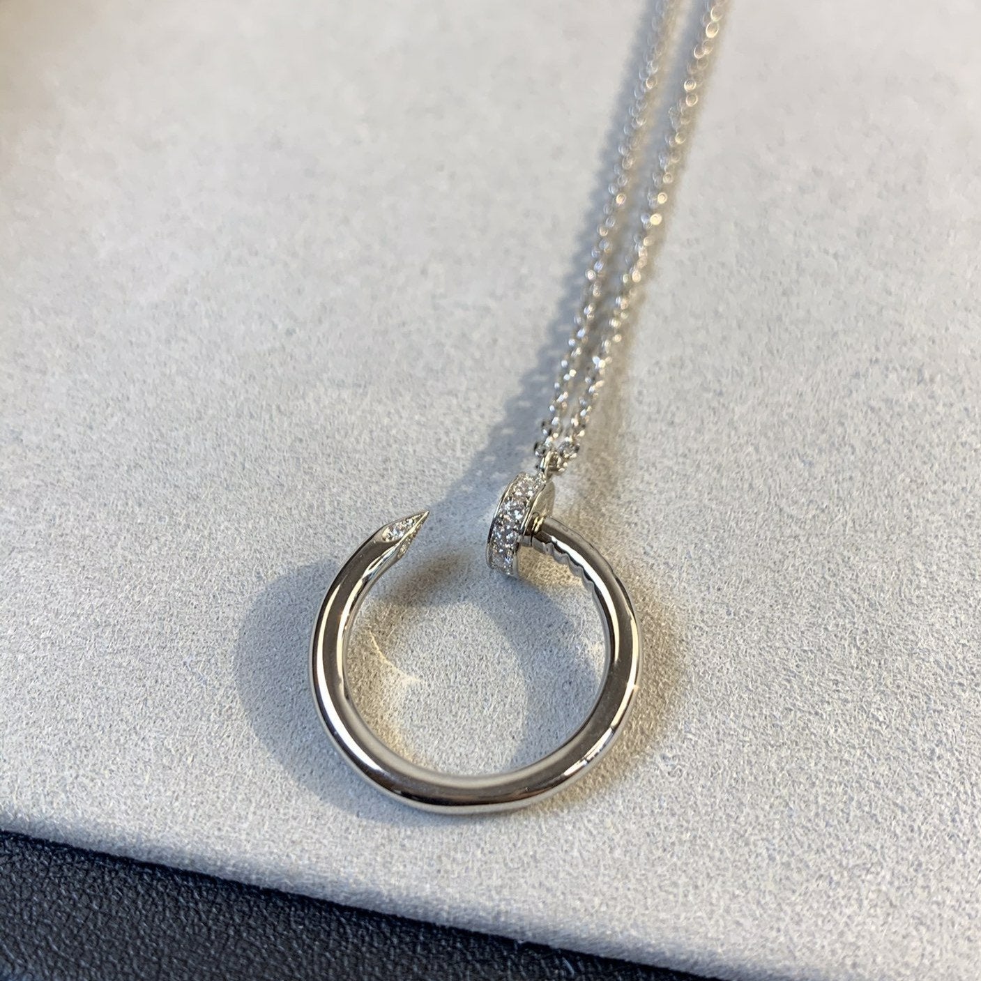 [Glimmer]JUSTE NECKLACE SILVER