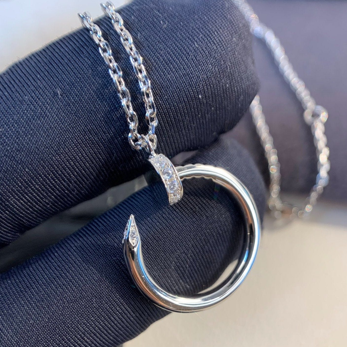 [Glimmer]JUSTE NECKLACE SILVER