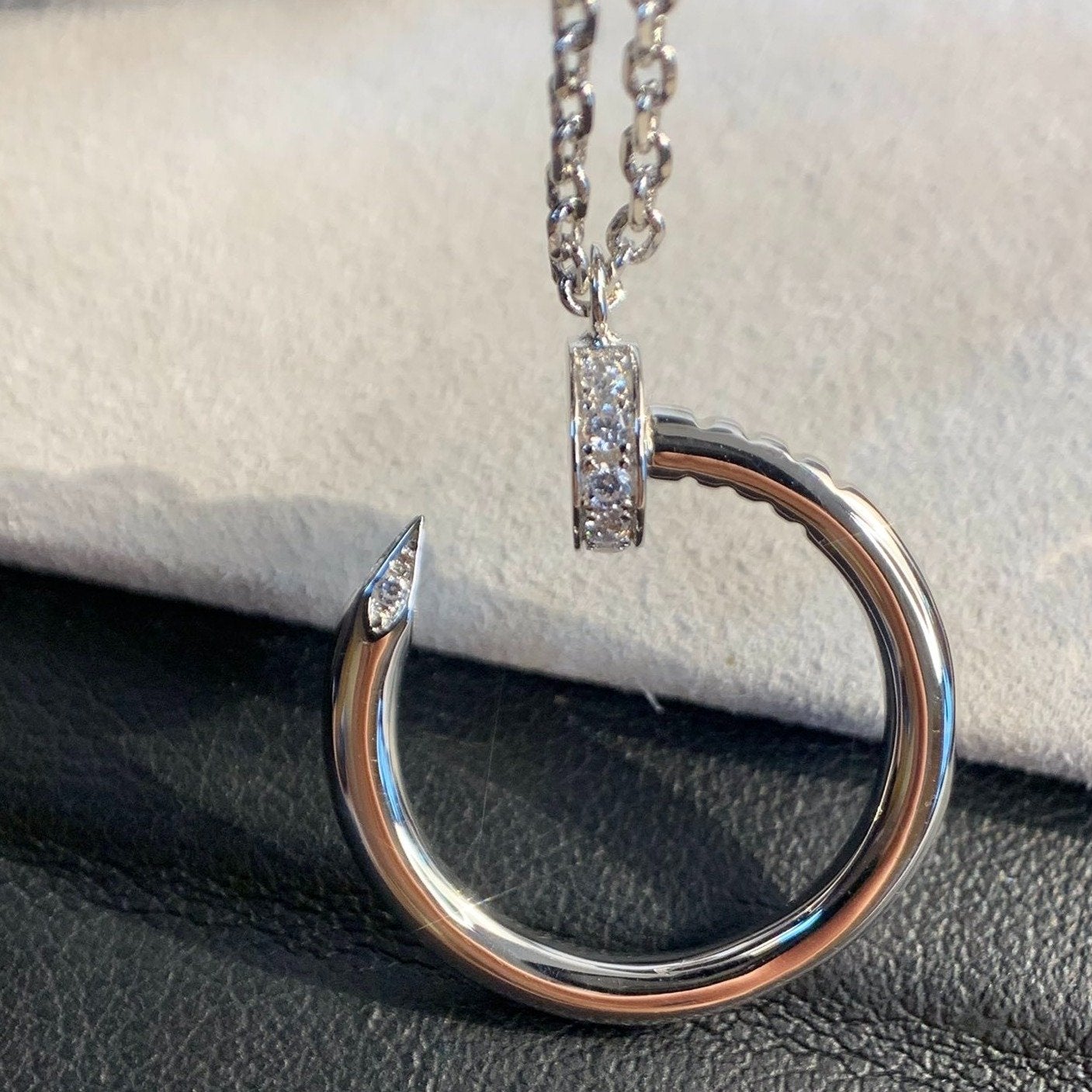 [Glimmer]JUSTE NECKLACE SILVER