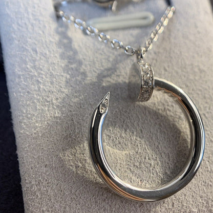 [Glimmer]JUSTE NECKLACE SILVER