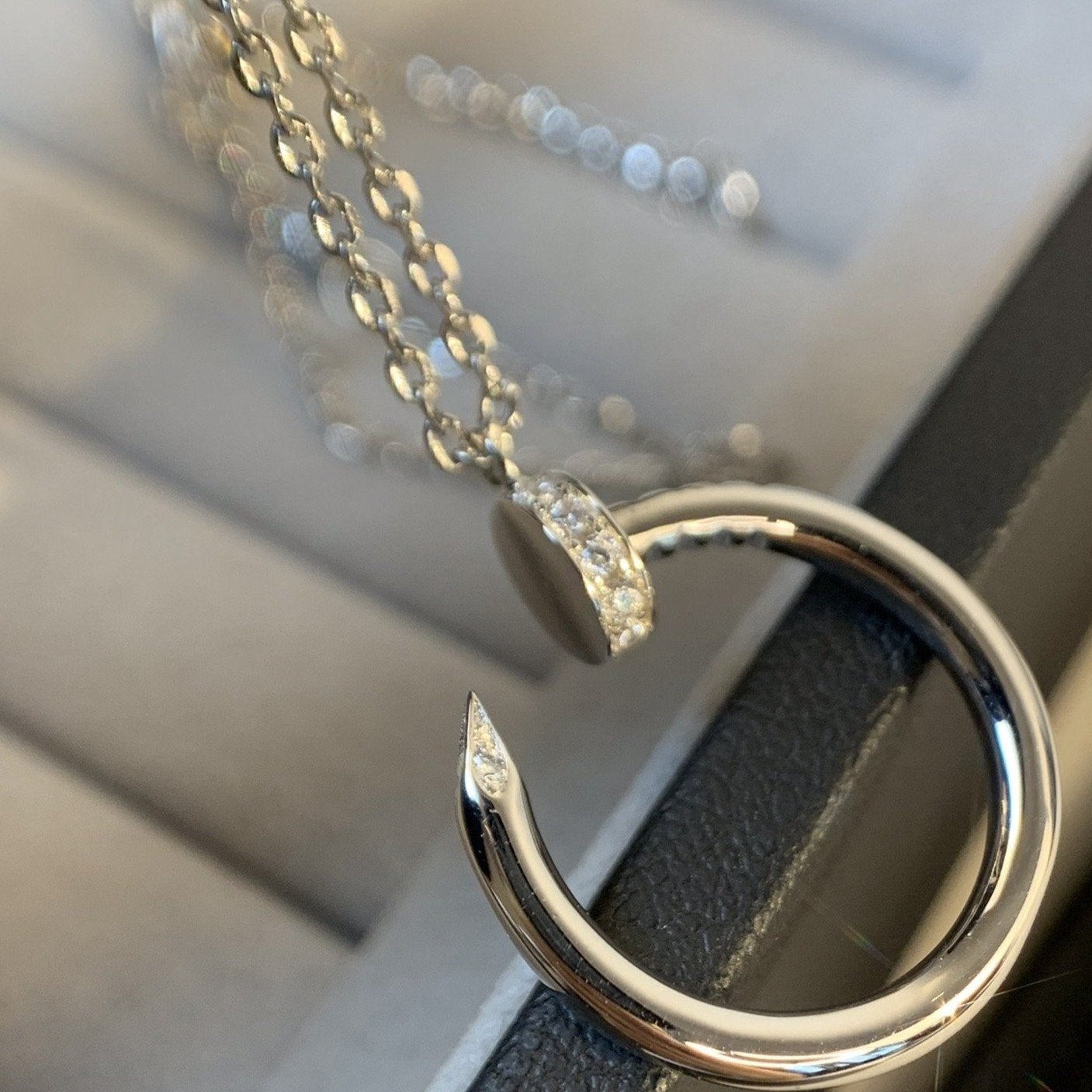 [Glimmer]JUSTE NECKLACE SILVER