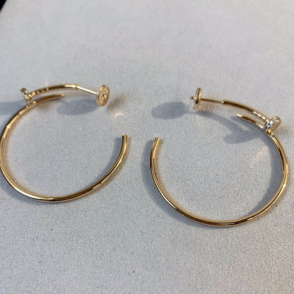 [Glimmer]JUSTE EARRINGS GOLD DIAMONDS 1.8MM