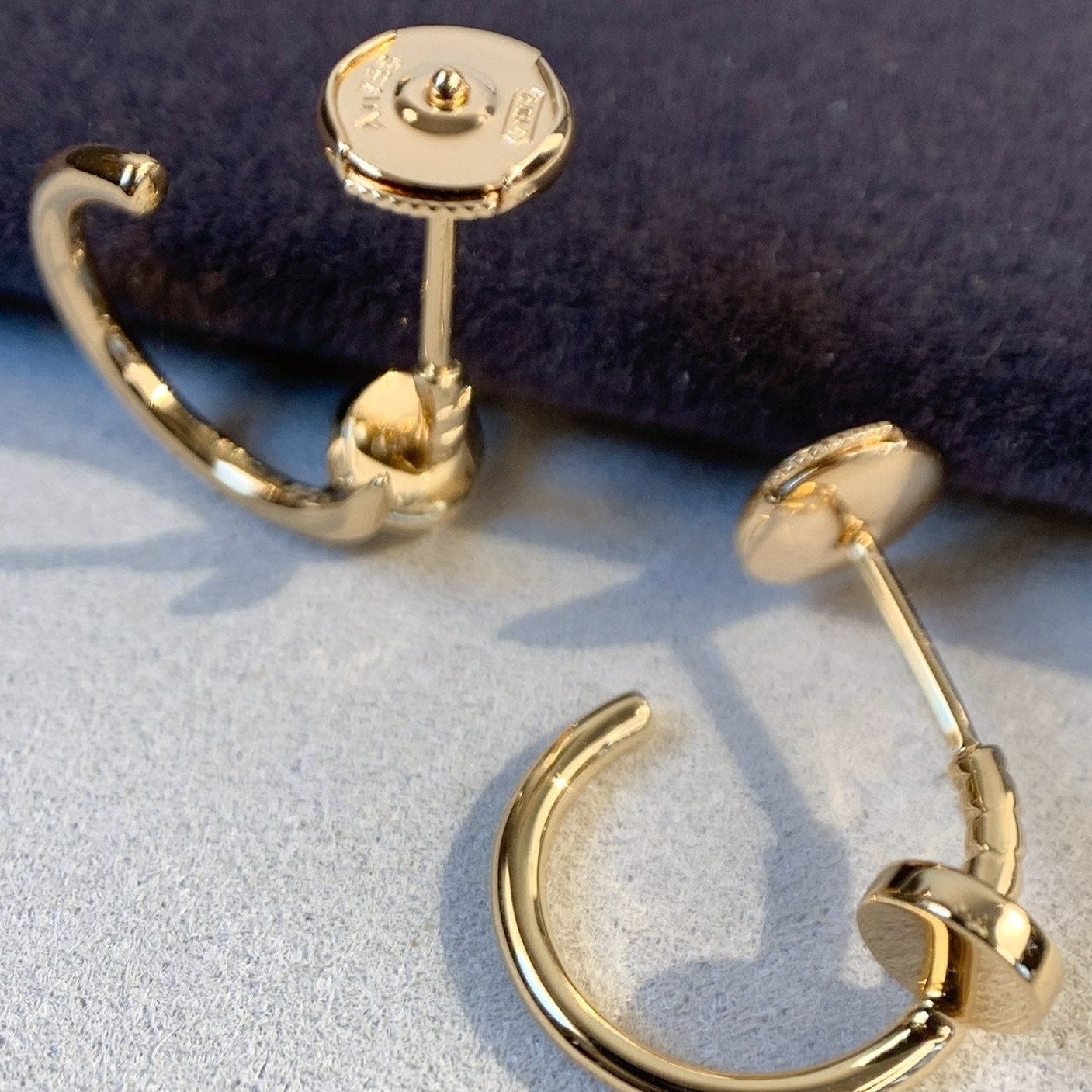 [Glimmer]JUSTE EARRINGS PINK GOLD