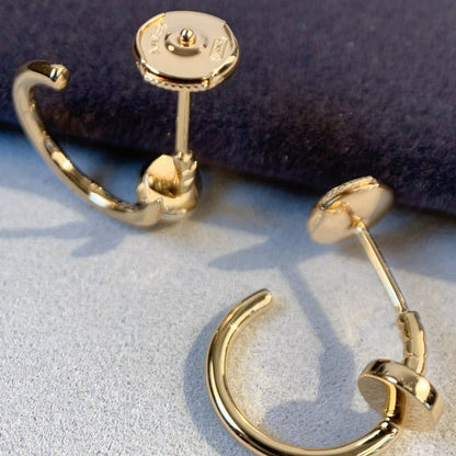 [Glimmer]JUSTE EARRINGS PINK GOLD