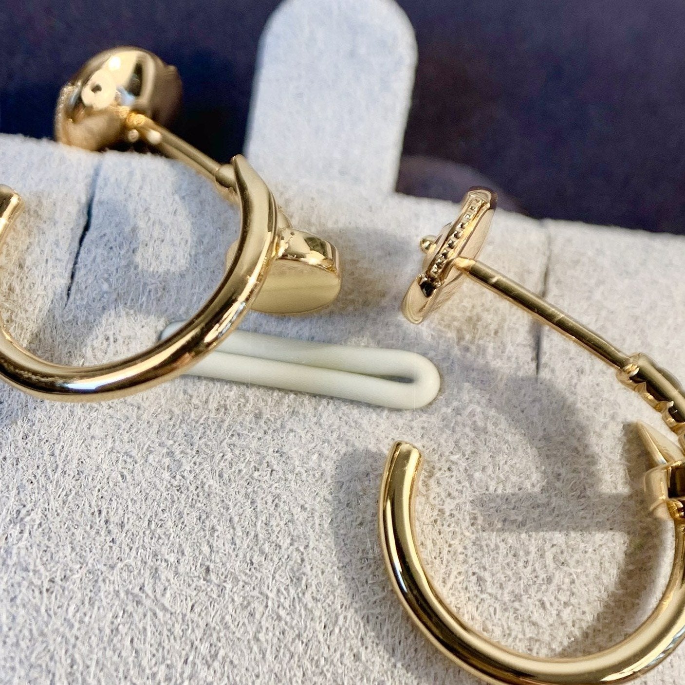 [Glimmer]JUSTE EARRINGS PINK GOLD