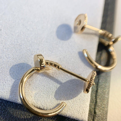 [Glimmer]JUSTE EARRINGS PINK GOLD