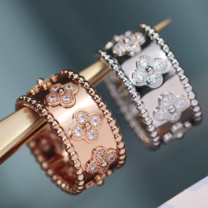 [Glimmer]クローバー カレイドスコープリング 10MM