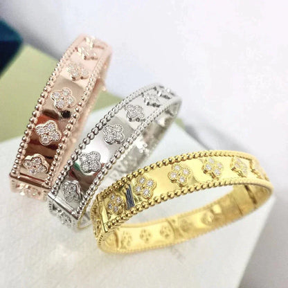 [Glimmer]CLOVER BRACELET 8MM DIAMONDS