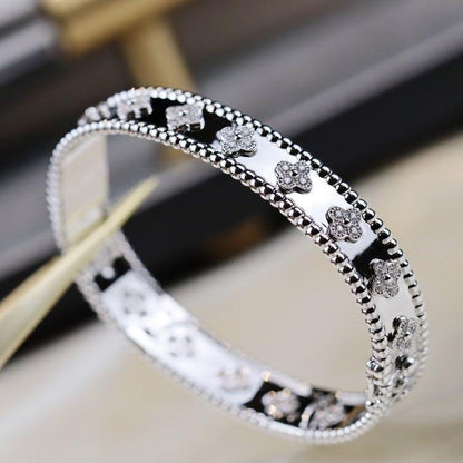 [Glimmer]CLOVER BRACELET 8MM DIAMONDS