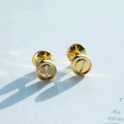 [Glimmer]LOVE EARRINGS GOLD 10MM