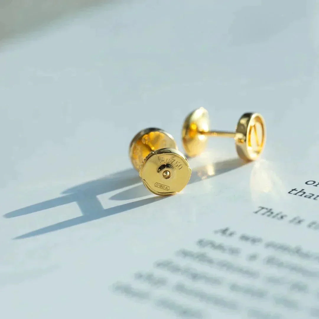 [Glimmer]LOVE EARRINGS GOLD 10MM