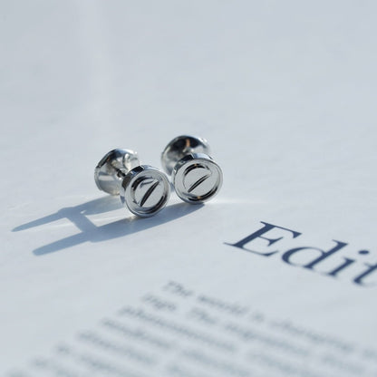 [Glimmer]LOVE EARRINGS SILVER 10MM