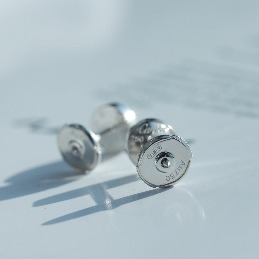 [Glimmer]LOVE EARRINGS SILVER 10MM