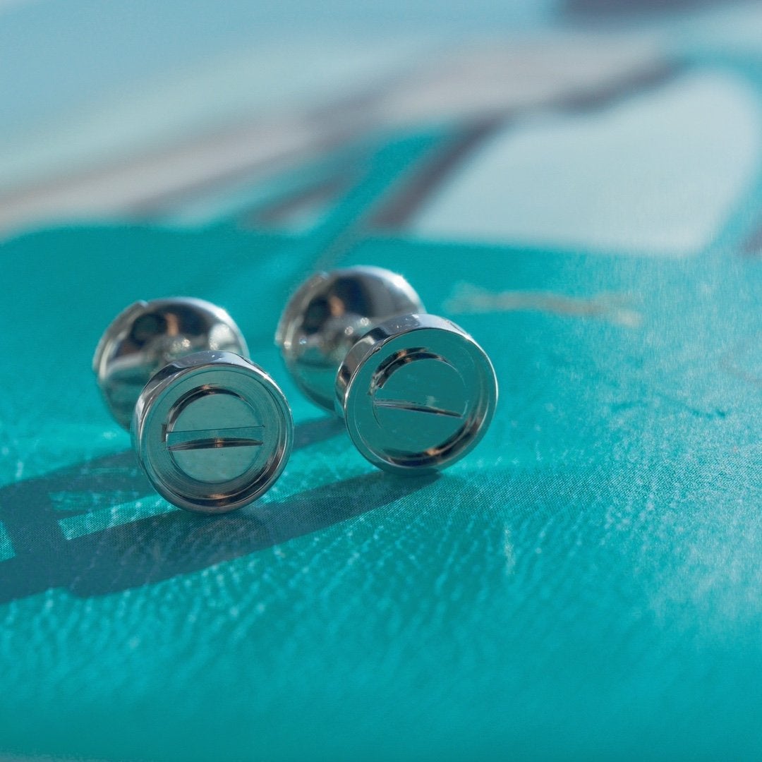[Glimmer]LOVE EARRINGS SILVER 10MM