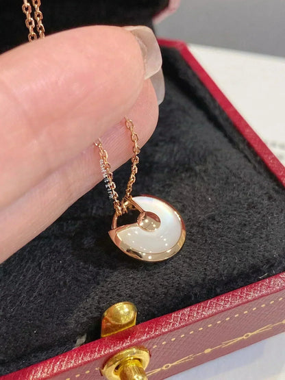 [Glimmer]AMULETTE Glimmer GOLD MOP NECKLACE