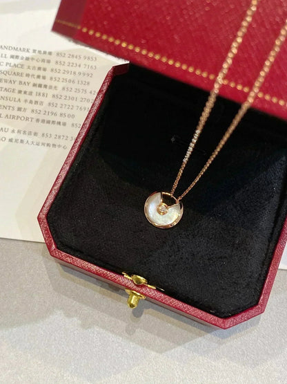 [Glimmer]AMULETTE Glimmer GOLD MOP NECKLACE