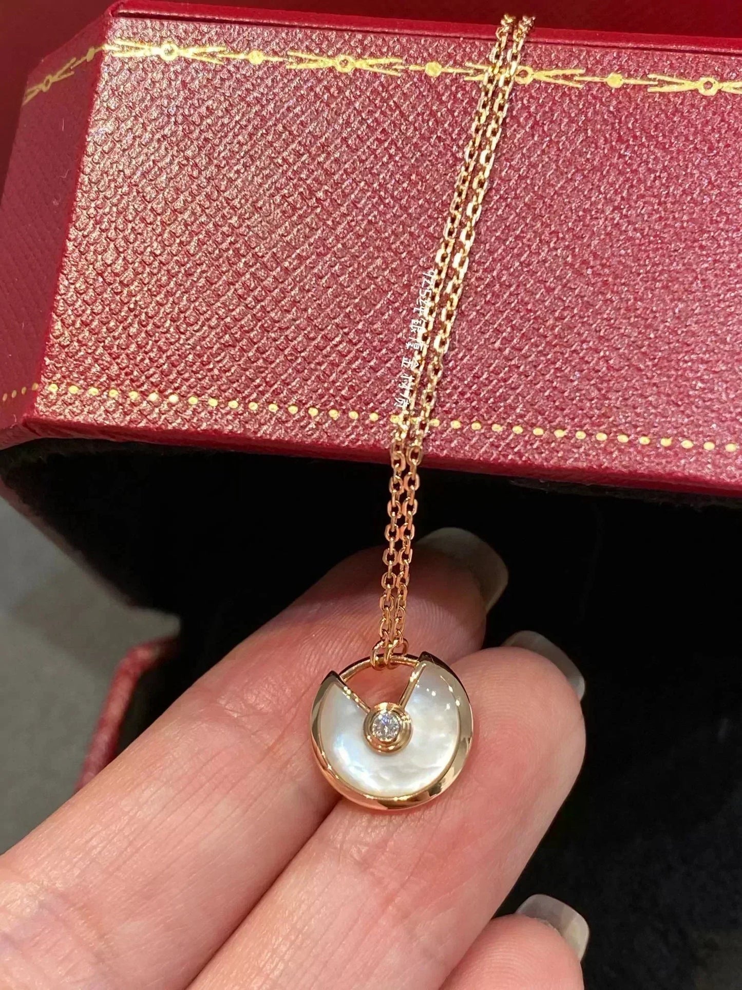[Glimmer]AMULETTE Glimmer GOLD MOP NECKLACE